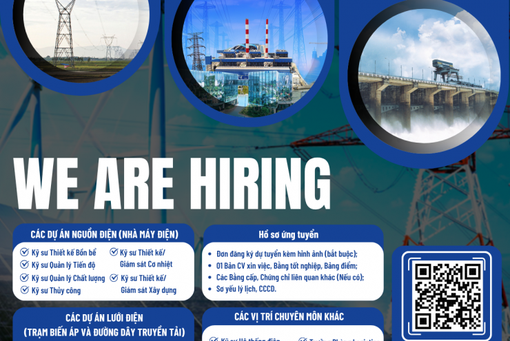 PECC2 TUYỂN DỤNG: CƠ HỘI GIA NHẬP CÁC DỰ ÁN NĂNG LƯỢNG QUY MÔ LỚN